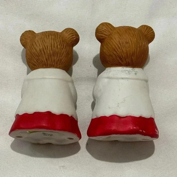 Vintage Homco Christmas Choir Bear Figurine Statues Made in Philippines - Picture 3 of 8